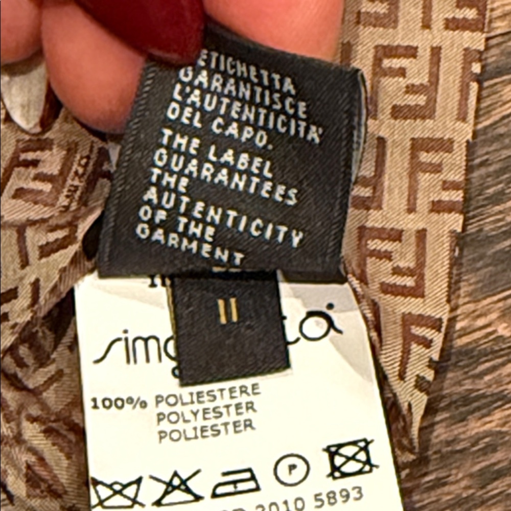 Brand New Fendi Boys Logo Tie | Designer Italian Luxury | Statement Accessory - Picture 6 of 7